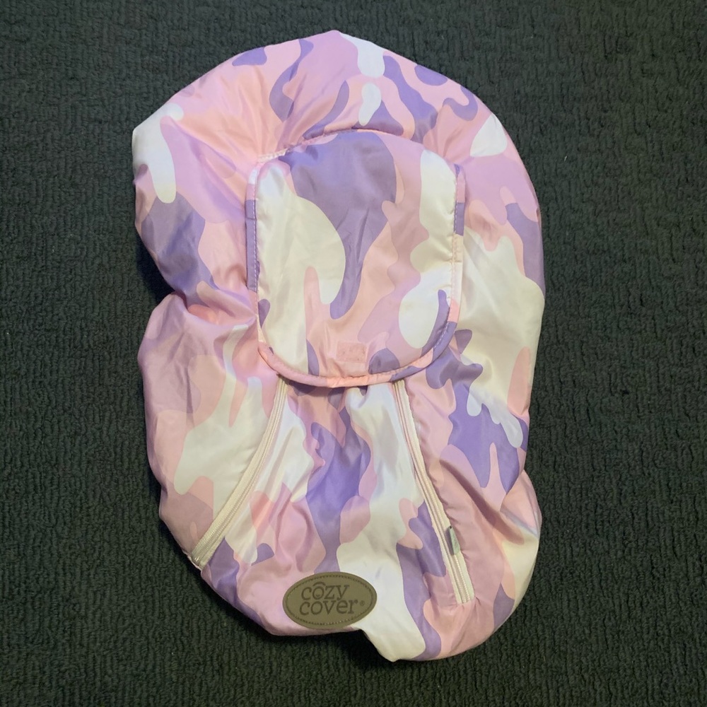 Pink camp cozy cover